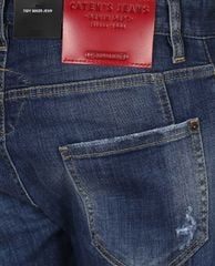 DSQUARED2 - Quần jeans nam phom ôm rách vải Tidy Biker