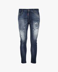 DSQUARED2 - Quần jeans nam phom ôm rách vải Tidy Biker