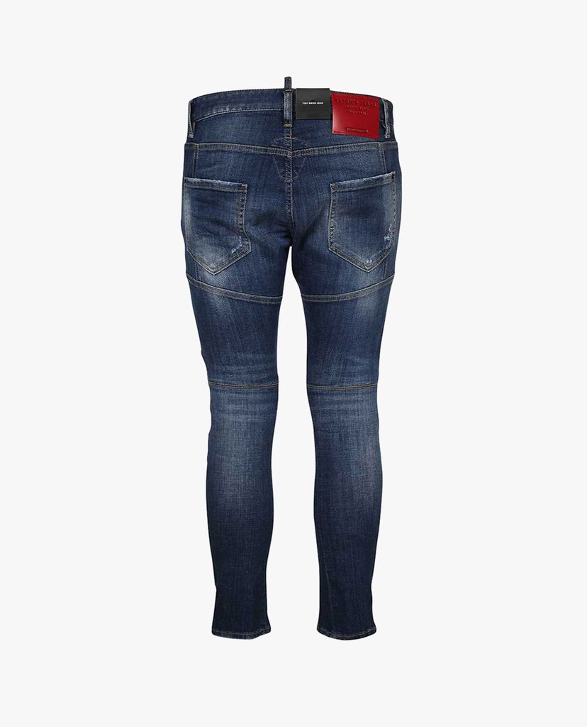 DSQUARED2 - Quần jeans nam phom ôm rách vải Tidy Biker
