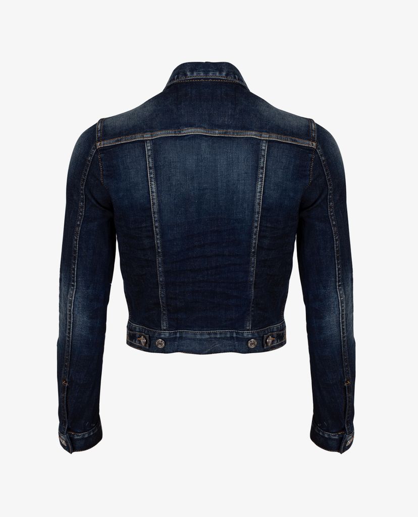 DSQUARED2 - Áo khoác nữ denim cổ điển Shoulder Detail