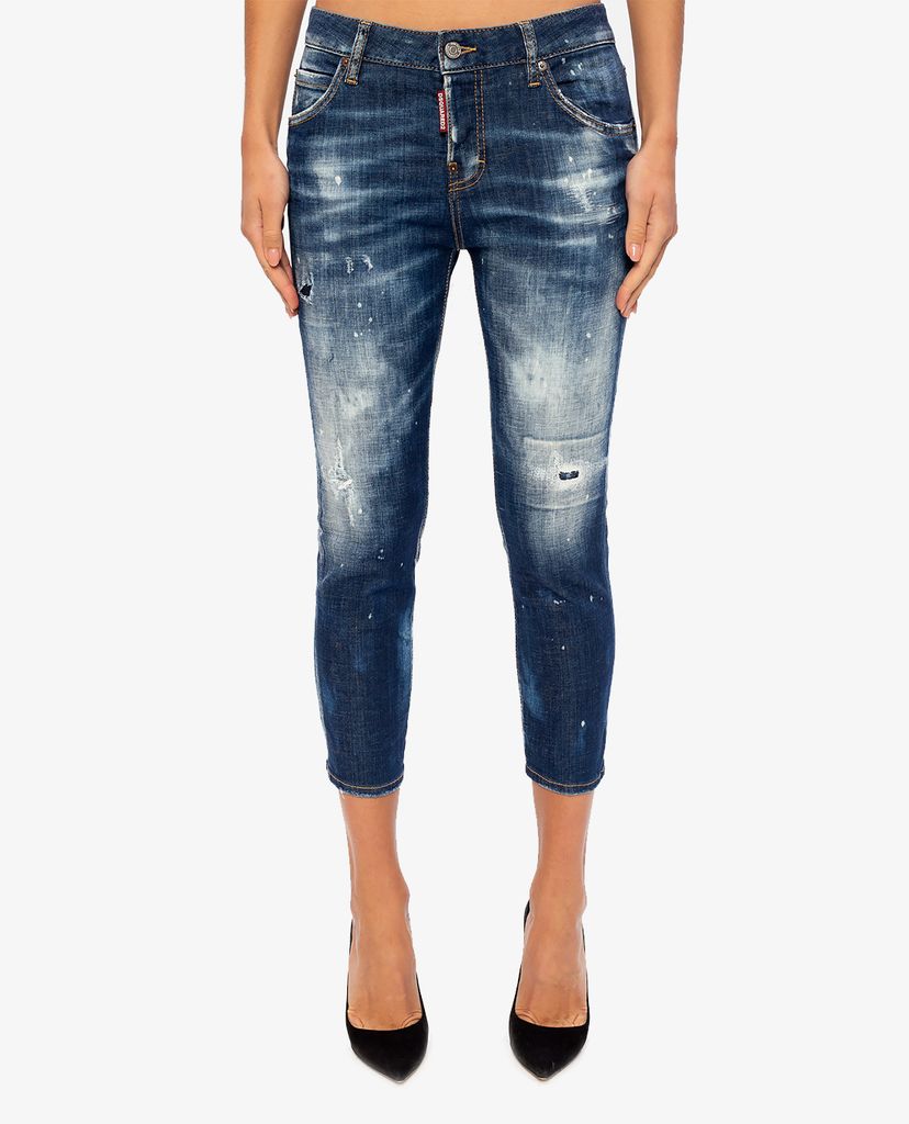 DSQUARED2 - Quần jean nữ Cool Girl Cropped