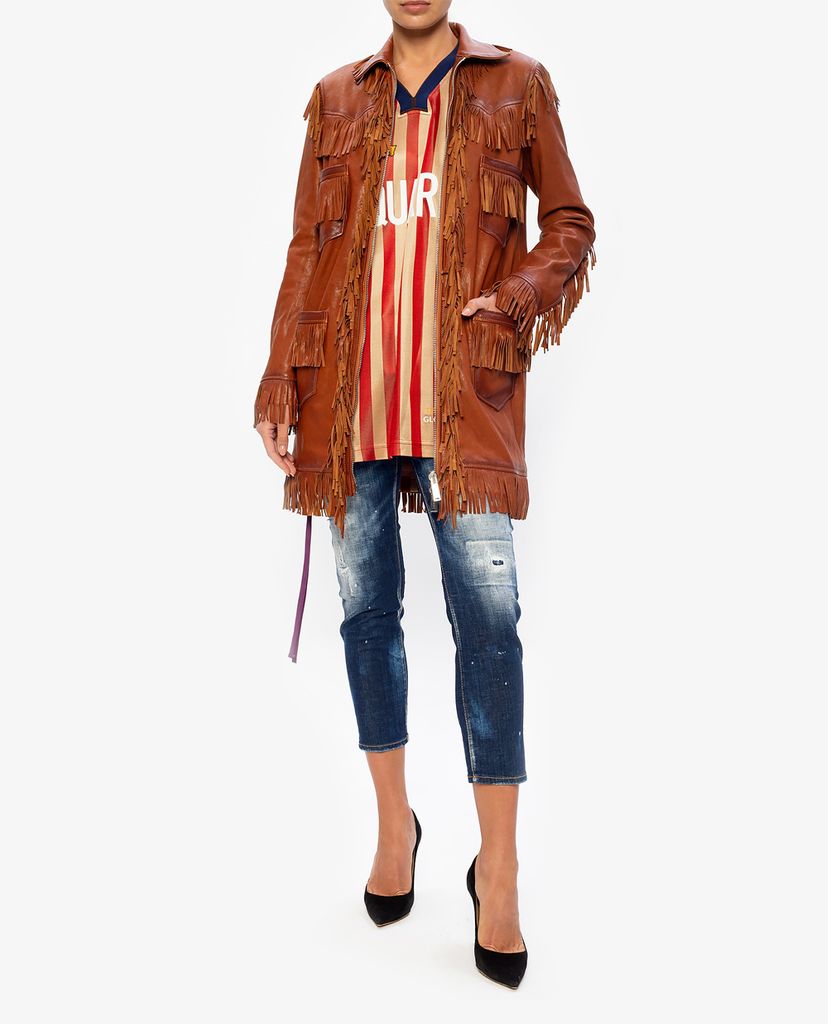 DSQUARED2 - Quần jean nữ Cool Girl Cropped