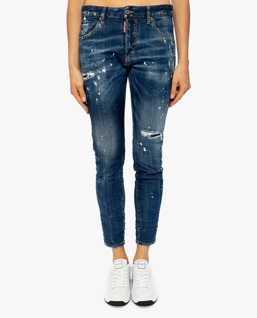 DSQUARED2 - Quần jeans nữ phom skinny Dan