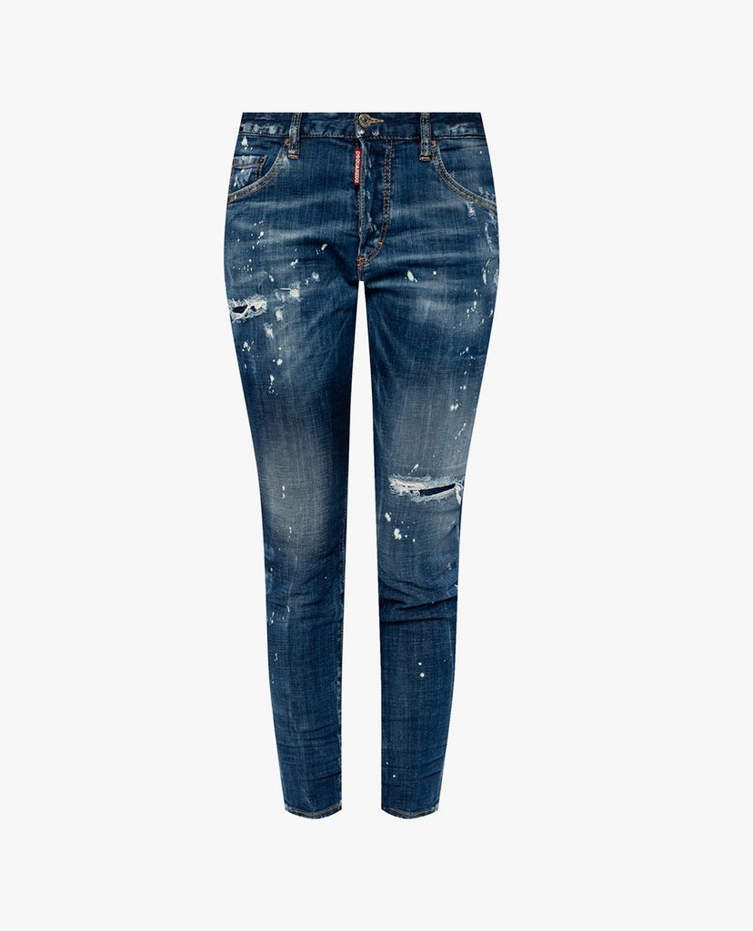 DSQUARED2 - Quần jeans nữ phom skinny Dan