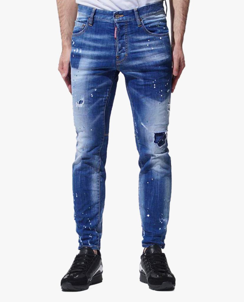 DSQUARED2 - Quần jeans nam phom ôm Bleu