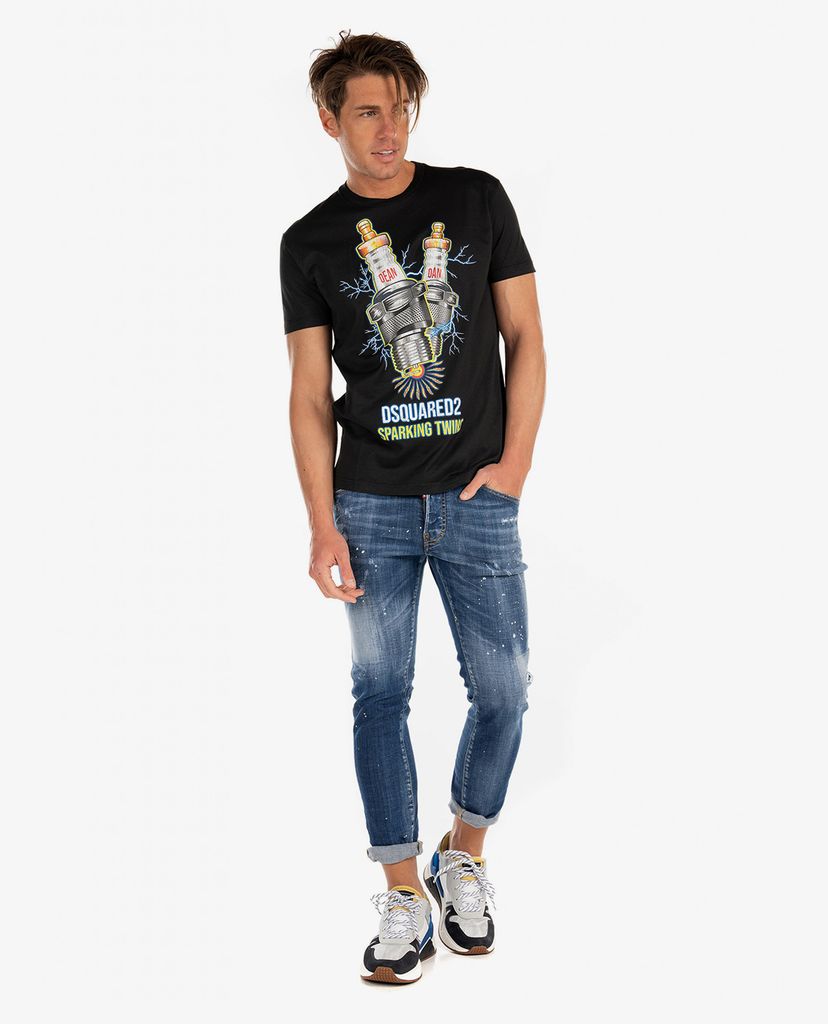 DSQUARED2 - Quần jeans nam Stretch Denim Skater