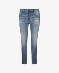 DSQUARED2 - Quần jeans nam denim wash bạc Skater
