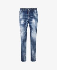 DSQUARED2 - Quần jeans nam ống suông wax bạc Cool Guy