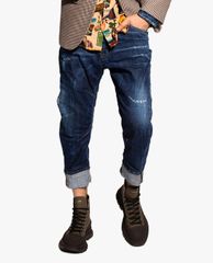 DSQUARED2 - Quần jeans nam xoắn gấu thời trang Combat