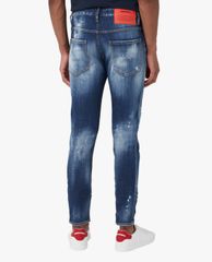 DSQUARED2 - Quần jeans nam denim wash bạc Skater