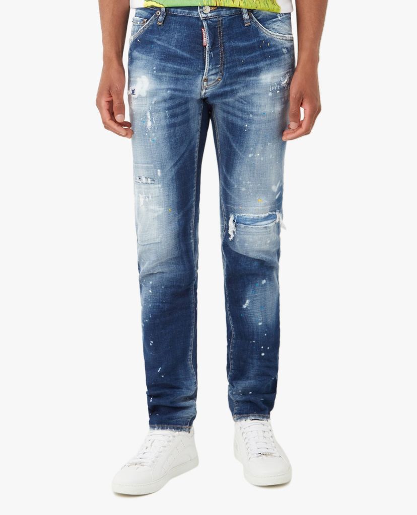 DSQUARED2 - Quần jeans nam rách vải thời trang