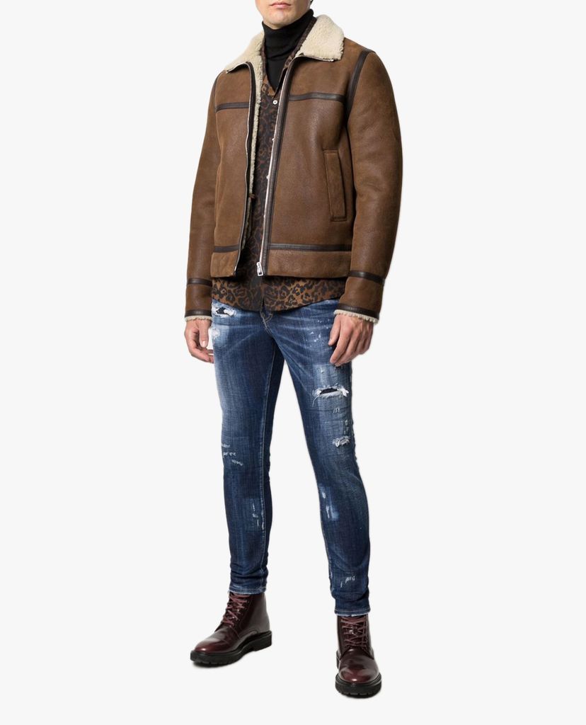 DSQUARED2 - Quần jeans nam phom ôm Skater