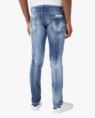 DSQUARED2 - Quần jeans nam phom ôm wash bạc thời trang Cool Guy