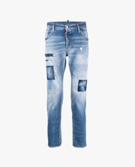 DSQUARED2 - Quần jeans nam denim rách vải cá tính