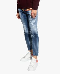 DSQUARED2 - Quần jeans nam skinny rách vải thời trang