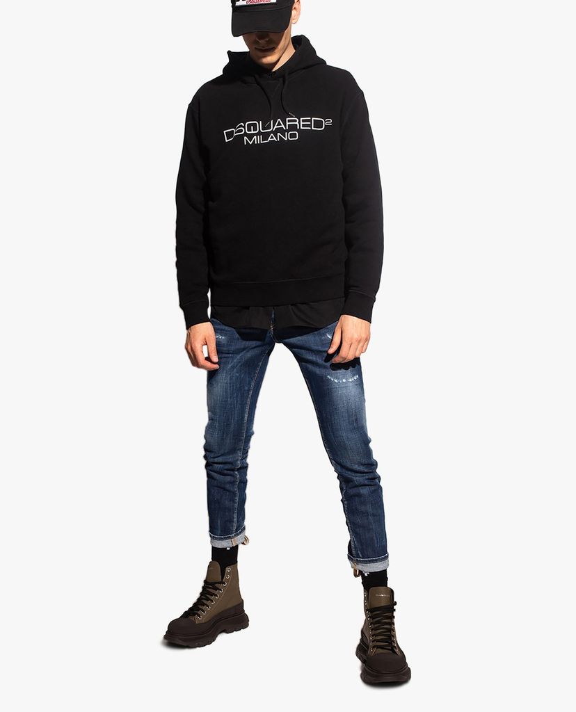 DSQUARED2 - Quần jeans nam phom ôm rách vải cá tính Skater