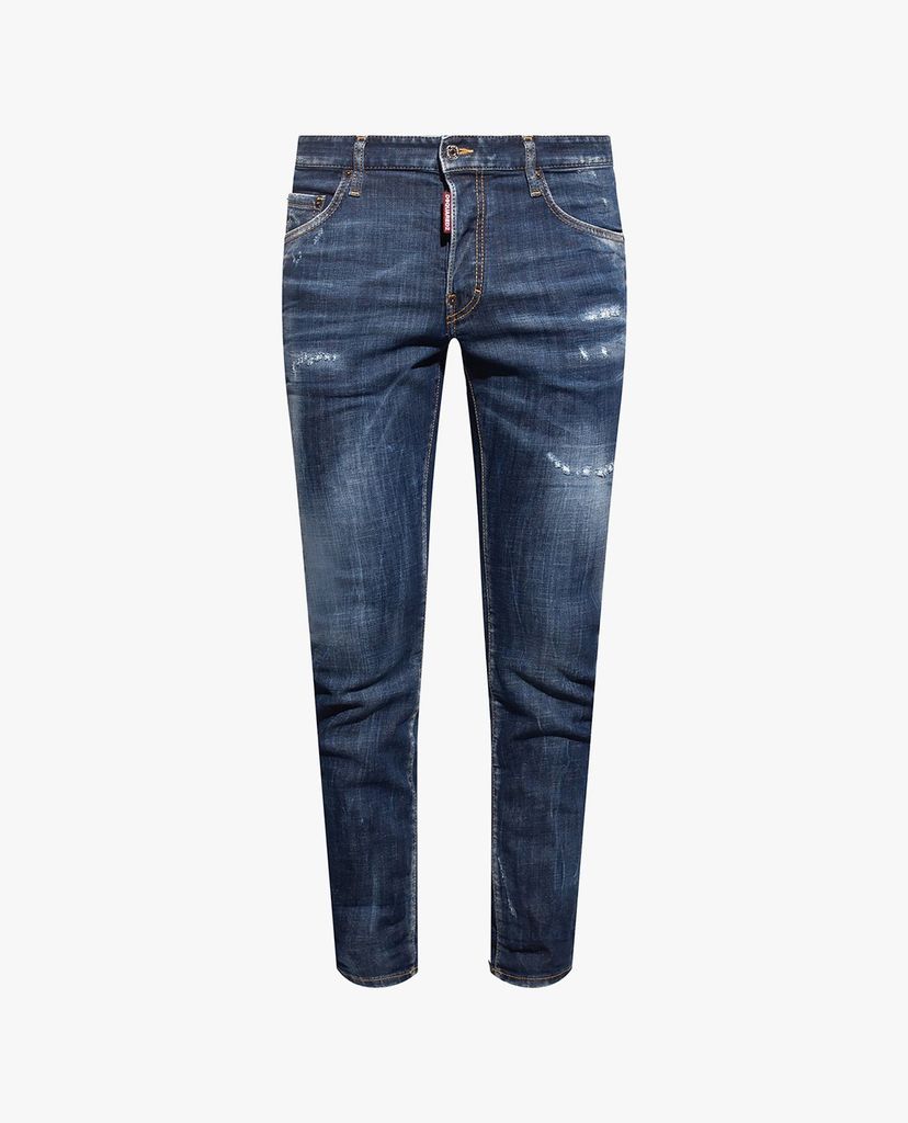 DSQUARED2 - Quần jeans nam phom ôm rách vải cá tính Skater