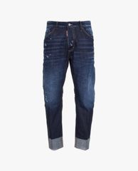 DSQUARED2 - Quần jeans nam xoắn gấu thời trang Turn Up Cuffs Cropped
