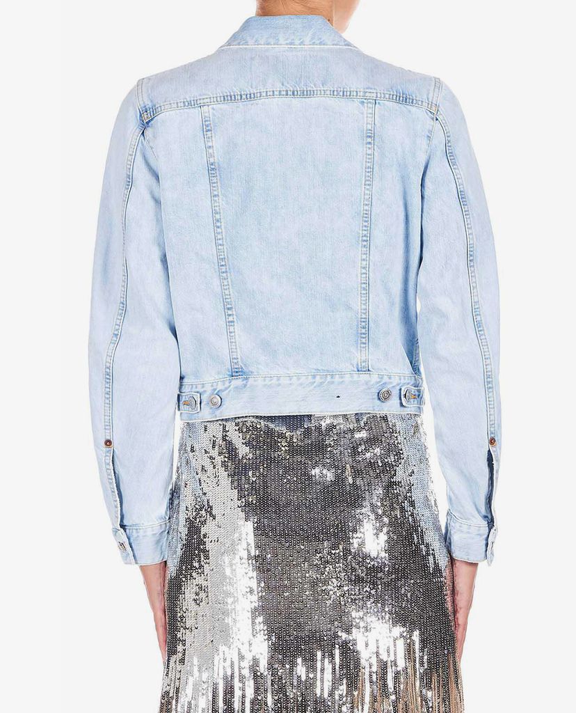 DSQUARED2 - Áo khoác jeans nữ Stonewashed Denim