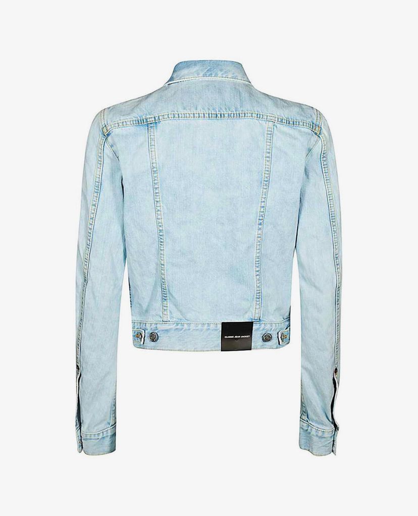 DSQUARED2 - Áo khoác jeans nữ Stonewashed Denim