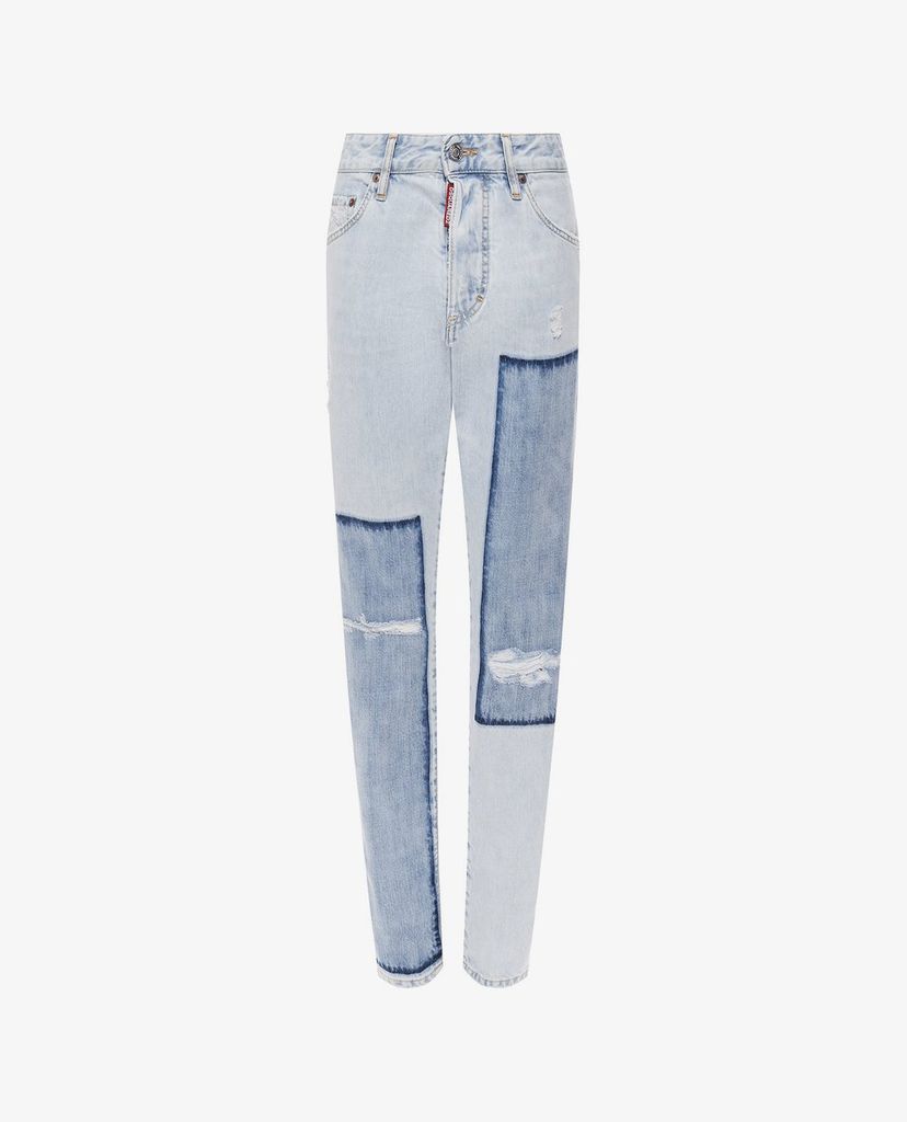 DSQUARED2 - Quần jeans nữ phom ôm chấp vải thời trang