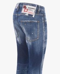 DSQUARED2 - Quần jeans nữ phom ôm wash bạc bui bặm