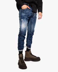 DSQUARED2 - Quần jeans nam phom ôm wash bạc Icon