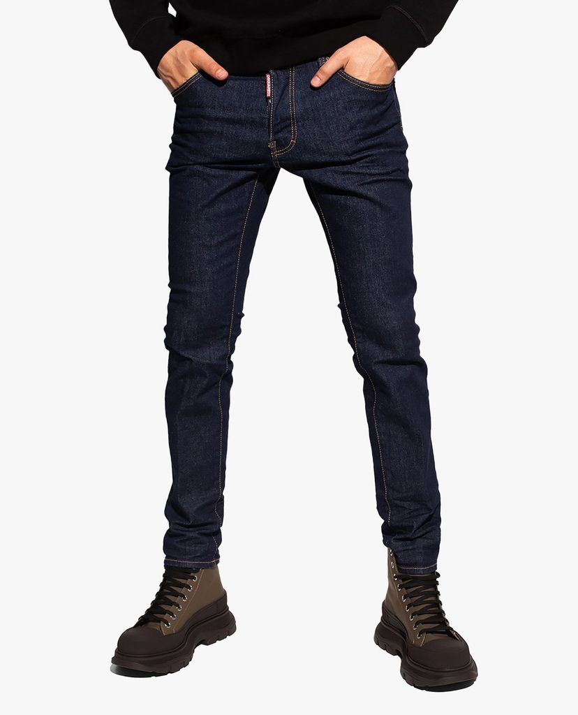 DSQUARED2 - Quần jeans nam phom ôm Icon Dark Wash