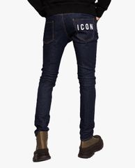 DSQUARED2 - Quần jeans nam phom ôm Icon Dark Wash