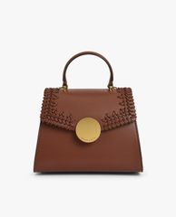 CHARLES & KEITH - Túi xách tay nữ hình thang Woven Top