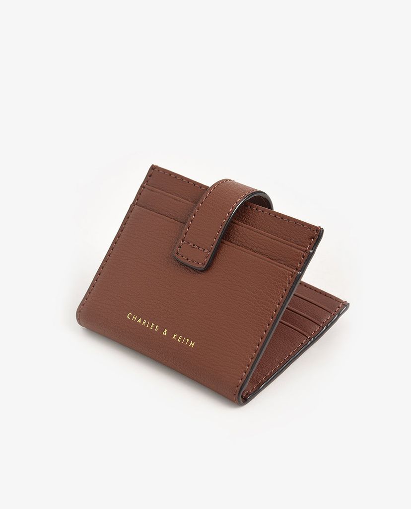 CHARLES & KEITH - Ví đựng name card nữ Snap Button