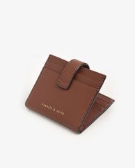 CHARLES & KEITH - Ví đựng name card nữ Snap Button