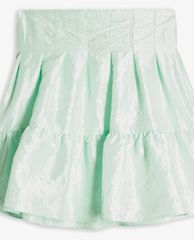 TOPSHOP - Chân váy mini chữ A xếp li Papillom