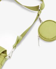 TOPSHOP - Túi đeo chéo nữ hình chữ nhật Olive Buckle Nylon