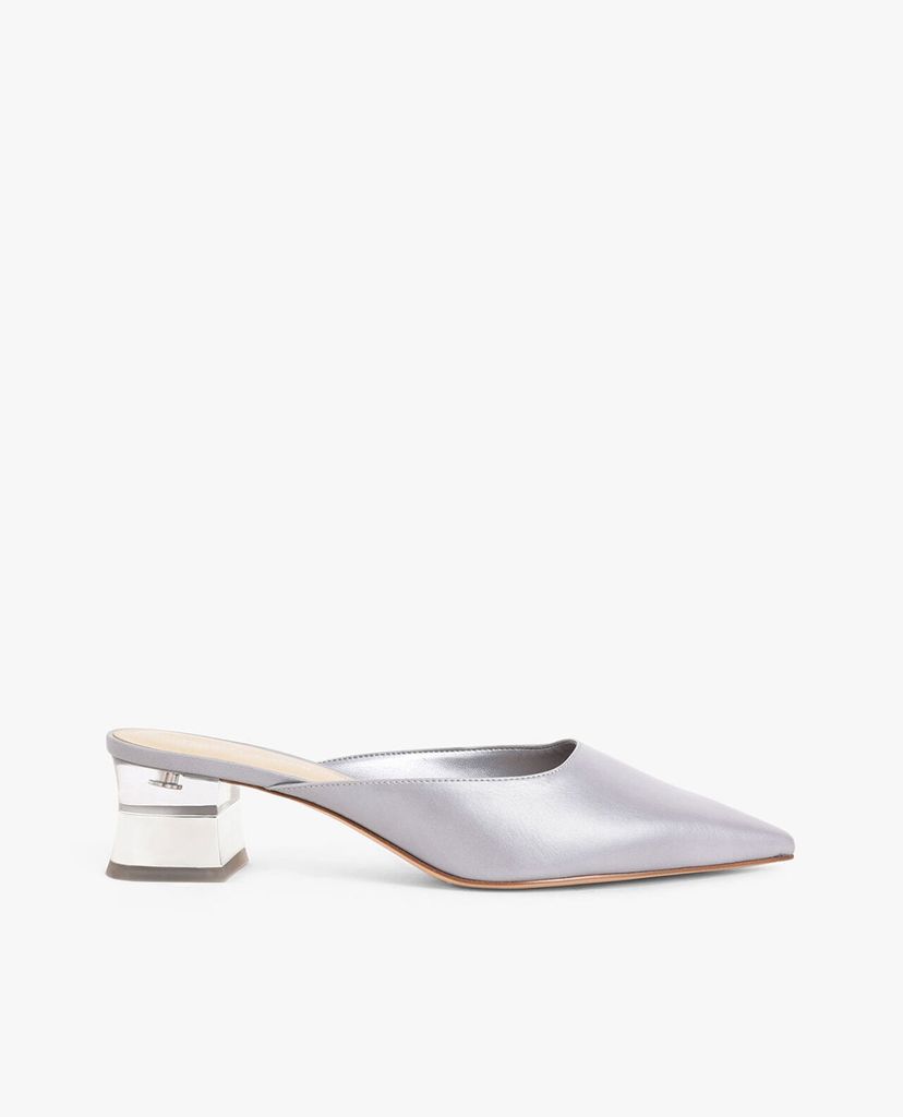 CHARLES & KEITH - Giày cao gót mũi nhọn Lucite Chrome