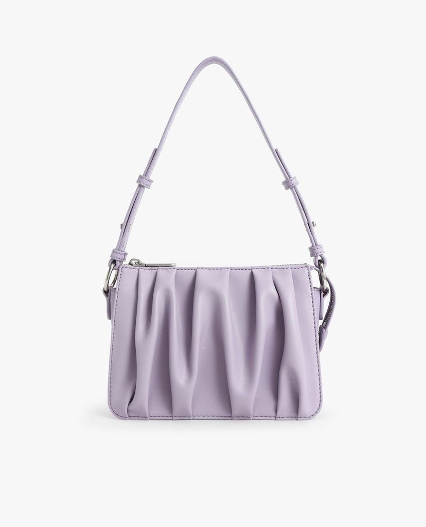 CHARLES & KEITH - Túi đeo vai nữ chữ nhật Beaded Strap Ruched