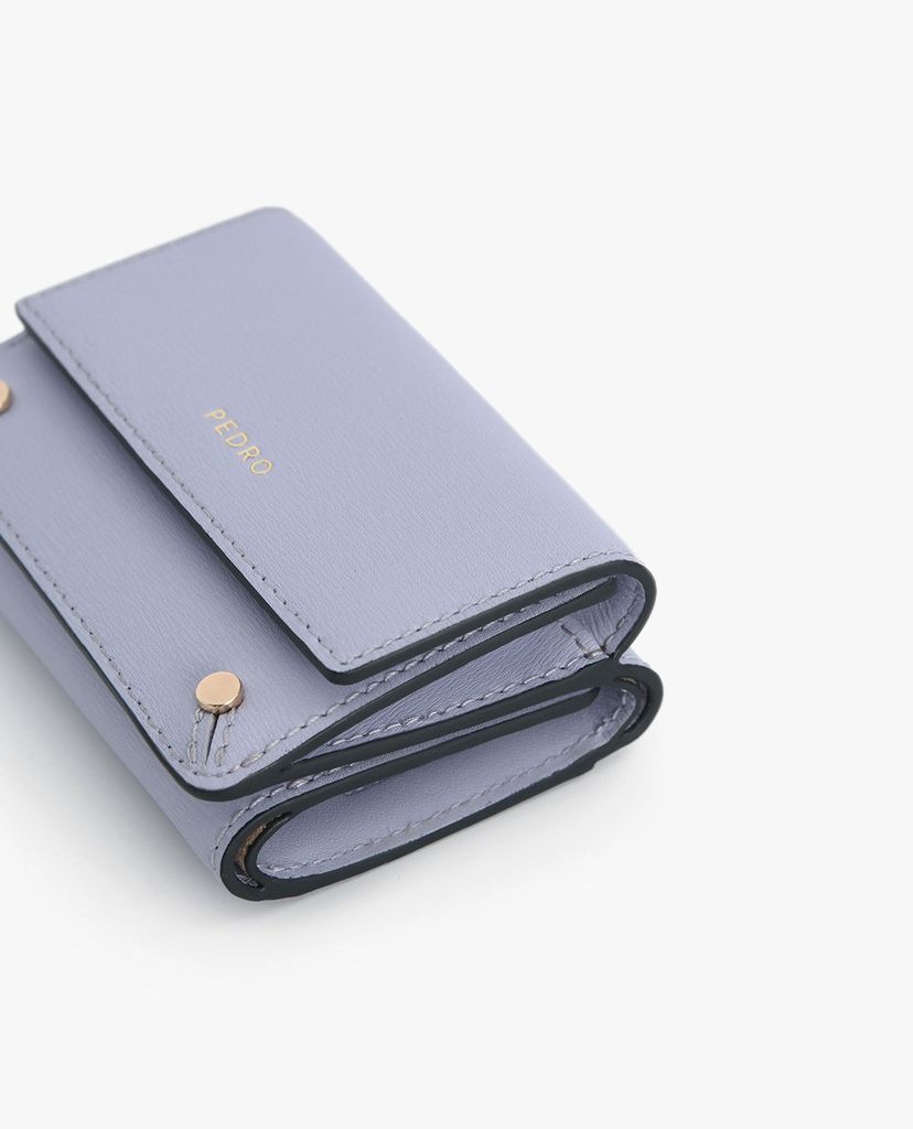 PEDRO - Ví nữ dạng gập Textured Leather Trifold