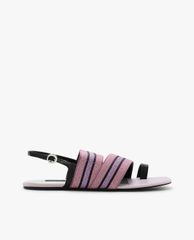 CHARLES & KEITH - Giày sandals nữ Leather Glitter Slingback
