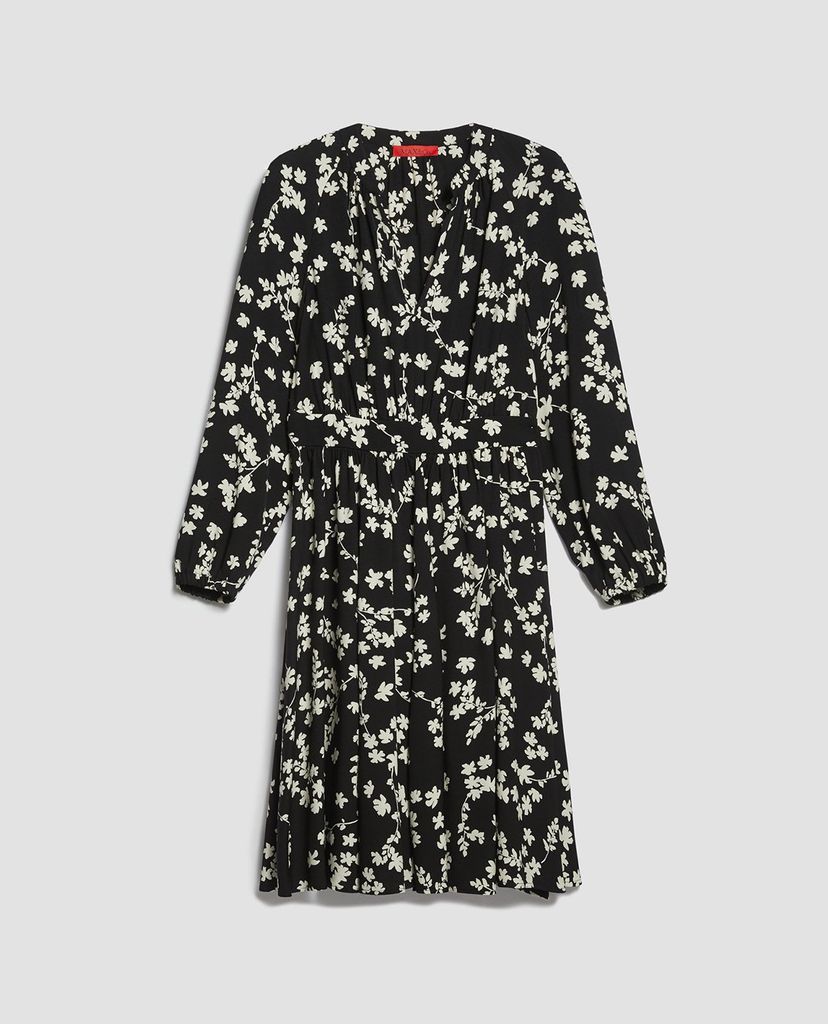 MAX&Co. - Đầm mini tay dài cổ V Floral Sablé