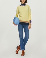 MAX&Co. - Áo cardigan nữ tay dài cổ tròn Colour Block