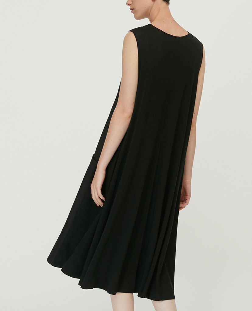 MAX&Co. - Đầm midi sát nách cổ V phom suông Flared Linen