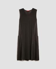 MAX&Co. - Đầm midi sát nách cổ V phom suông Flared Linen