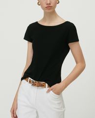 MAX&Co. - Áo thun nữ khoét lưng Slim Fit Jersey