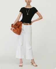 MAX&Co. - Áo thun nữ khoét lưng Slim Fit Jersey