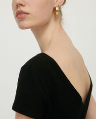 MAX&Co. - Áo thun nữ khoét lưng Slim Fit Jersey