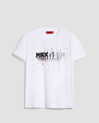 MAX&Co. - Áo thun nữ cổ tròn tay ngắn Cotton Printed