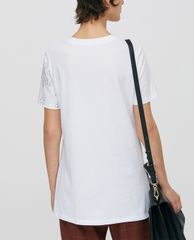 MAX&Co. - Áo thun nữ cổ tròn tay ngắn Print And Embroidery