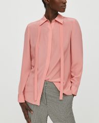 MAX&Co. - Áo sơ mi nữ tay dài cổ bẻ Pure Silk