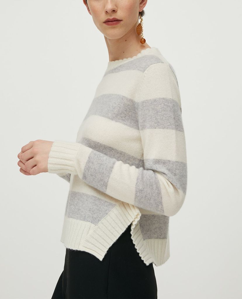 MAX&Co. - Áo sweater nữ tay dài cổ tròn Short Wool And Casmere