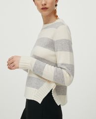 MAX&Co. - Áo sweater nữ tay dài cổ tròn Short Wool And Casmere